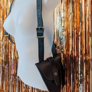 Genuine Leather Shoulder Pocket Holster